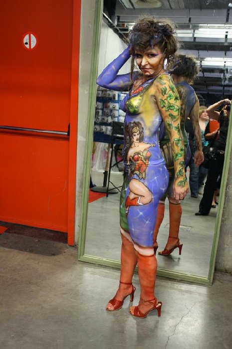 910 Bodypainting Putte - Airbrush Festival